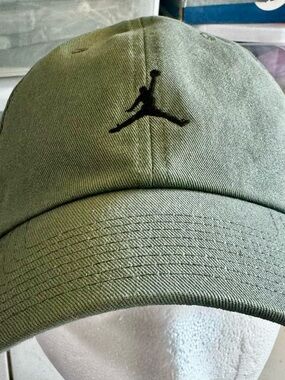 Jordan Olive Green Jumpman Curved Brim Cap